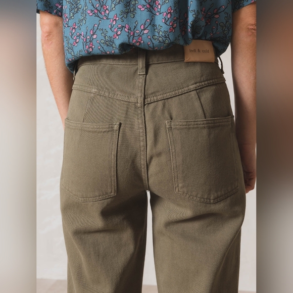 Indi & Cold Nico Twill Wide Leg Pant - Picture 3 of 14